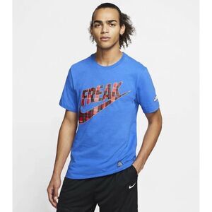 Men's Nike Giannis Coming to America Plaid 'Freak' Basketball T-Shirt Small